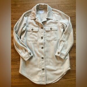 Old Navy Shacket Ivory M Tall